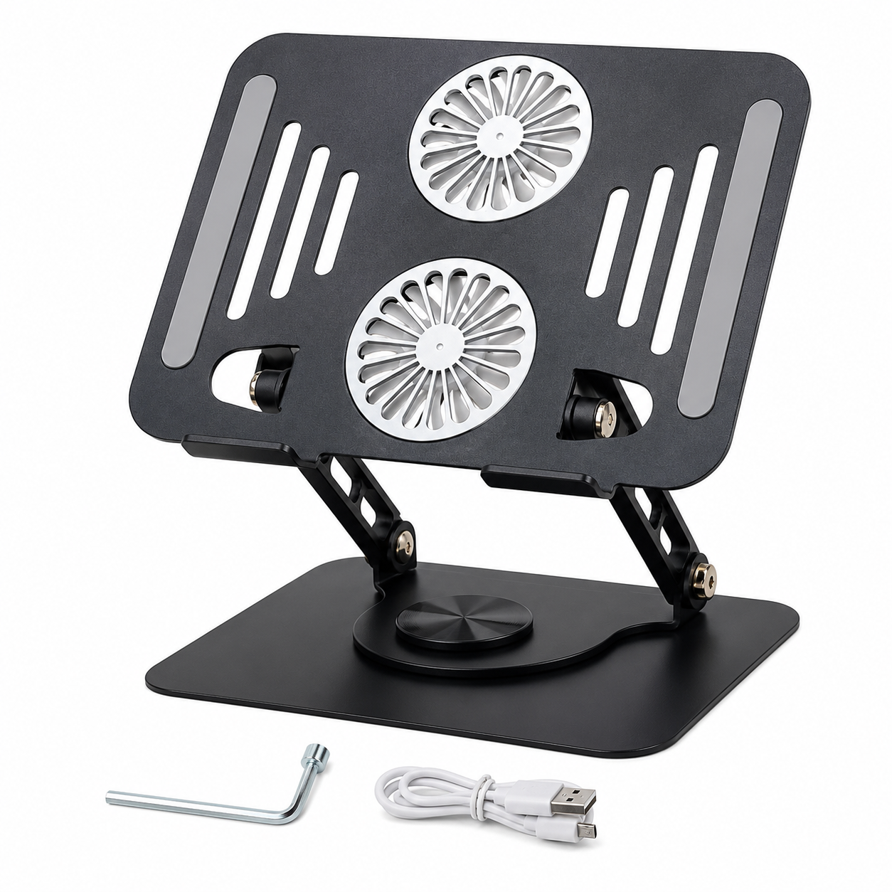 Laptop Stand with Dual Cooling Fan