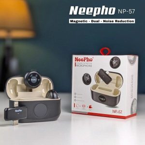 neepho collar clip button microphone np-57