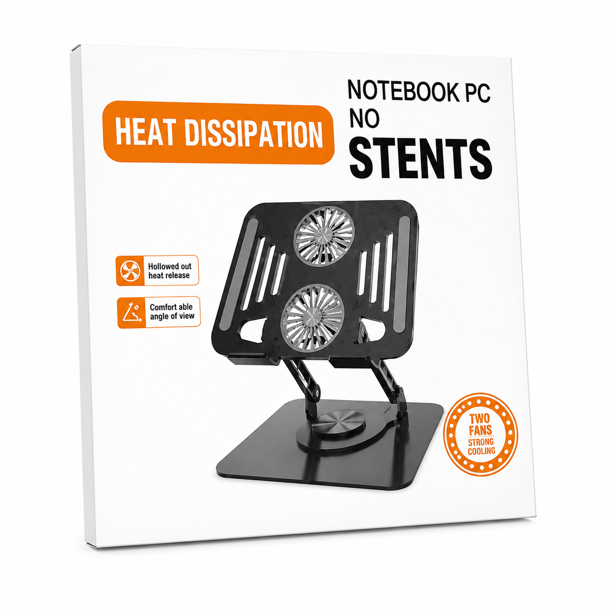 Laptop Stand with Dual Cooling Fan - الصورة 2