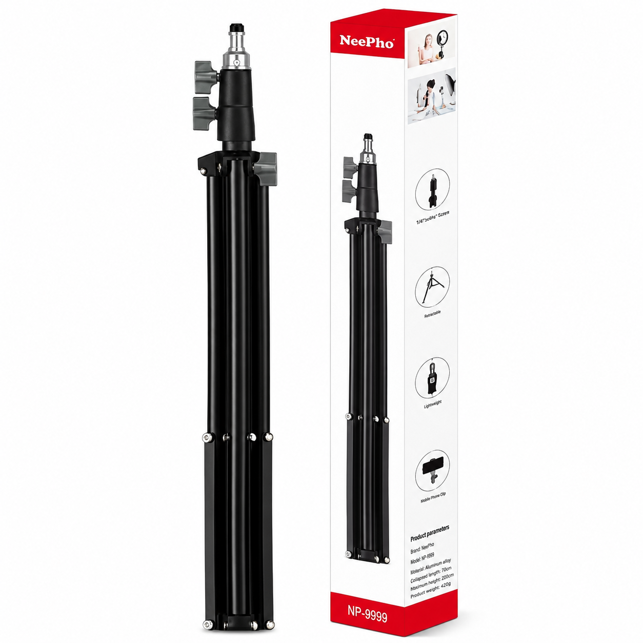 NeePho NP-9988 Studio Light Stand - الصورة 2