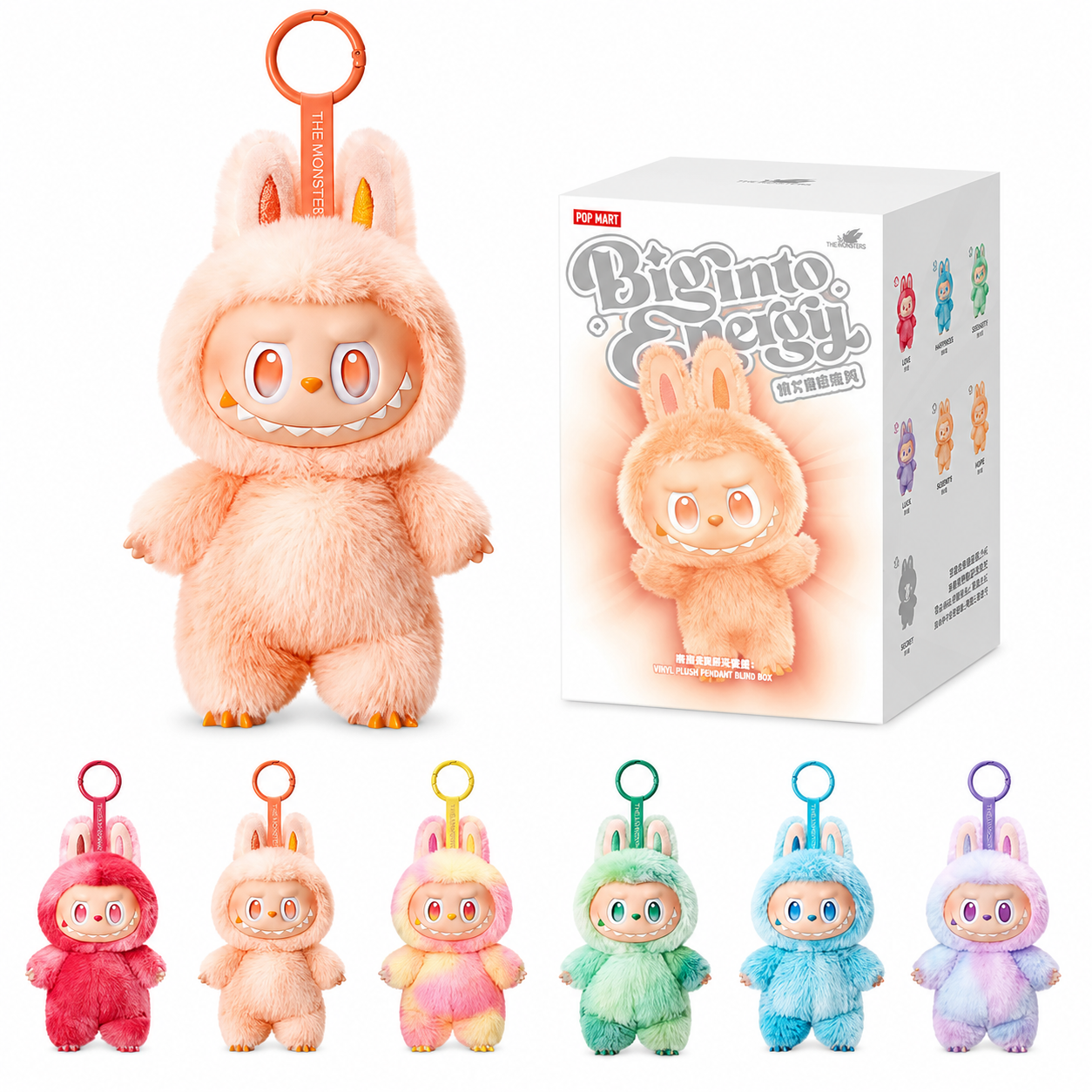 Labobo,Blind Box with Stuffed Vinyl Pendant ,Randomly Designed Action Figures, Collectible Toys - الصورة 2